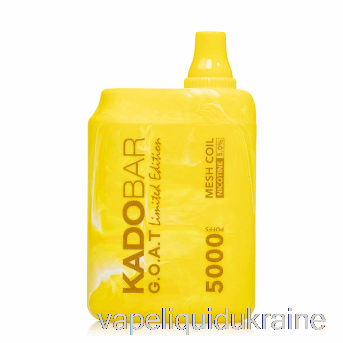 Vape Liquid Ukraine Kado Bar GOAT 5000 Disposable Strawberry Banana